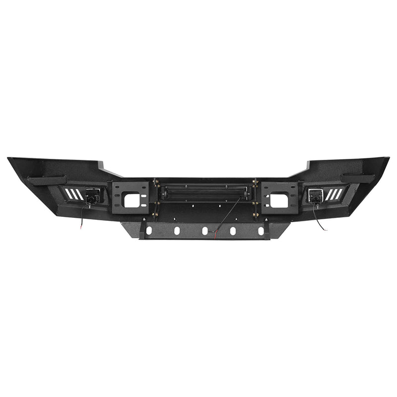 Load image into Gallery viewer, Ford F-250 Full Width Front Bumper with Skid Plate and LED Light Bar for 2005-2007 F-250 B8500 12
