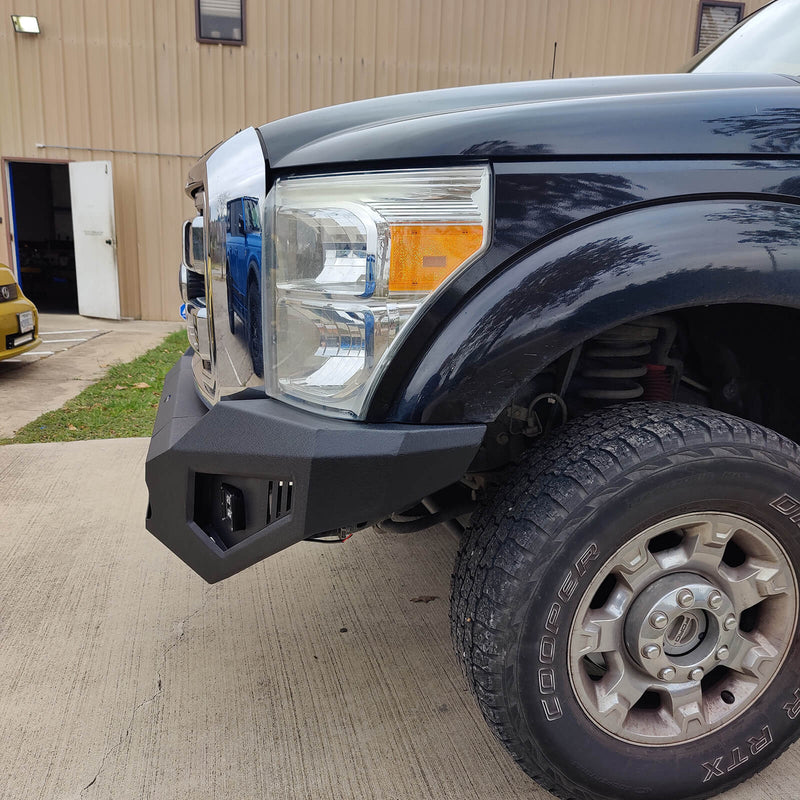 Load image into Gallery viewer, Ford F-250 Full Width Front Bumper with LED Flood Spot Combo Light Bar for 2011-2016 F-250 B8521 18
