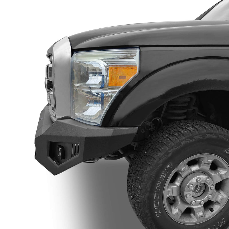 Load image into Gallery viewer, Ford F-250 Full Width Front Bumper with LED Flood Spot Combo Light Bar for 2011-2016 F-250 B8521 7
