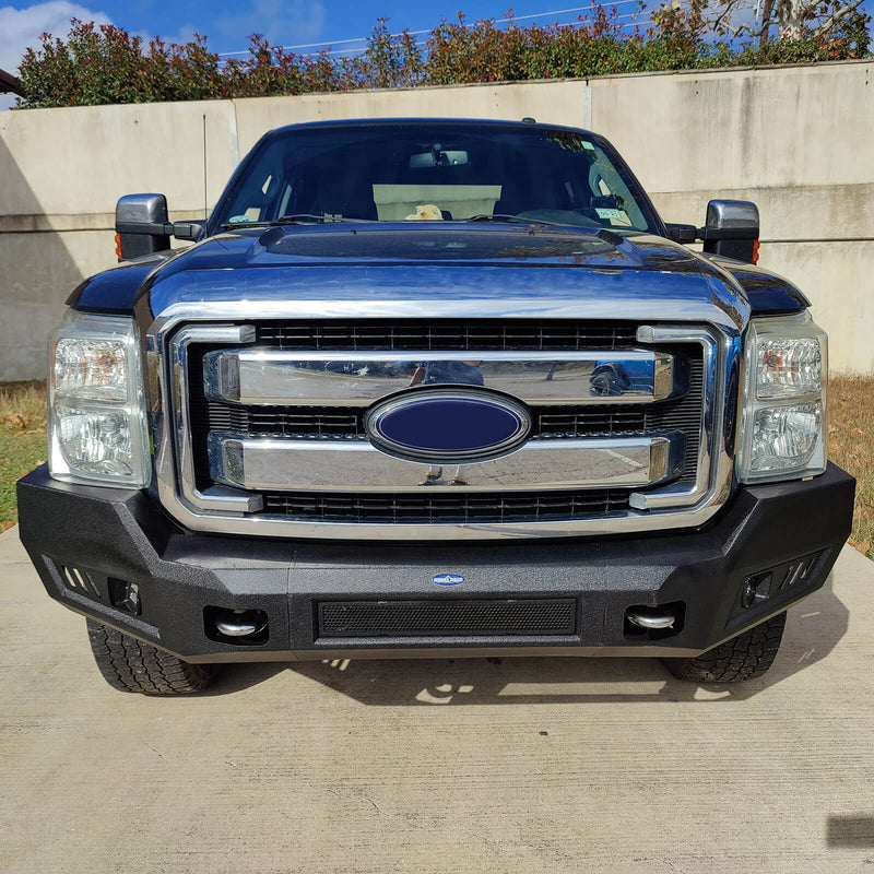 Load image into Gallery viewer, Ford F-250 Full Width Front Bumper with LED Flood Spot Combo Light Bar for 2011-2016 F-250 B8522 13
