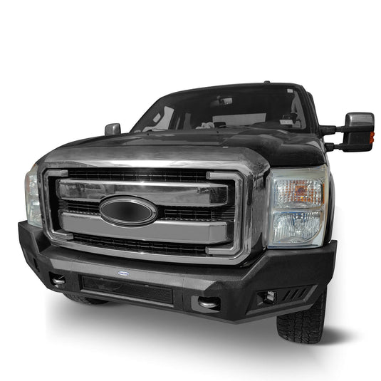 Ford F-250 Full Width Front Bumper with LED Flood Spot Combo Light Bar for 2011-2016 F-250 B8522 4