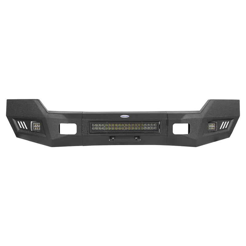 Load image into Gallery viewer, Ford F-250 Full Width Front Bumper with LED Flood Spot Combo Light Bar for 2011-2016 F-250 B8522 6
