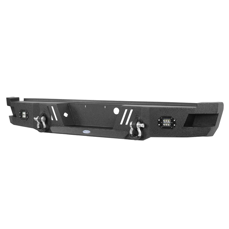 Load image into Gallery viewer, Ford F-250 Rear Bumper with LED White Square Floodlights for 2011-2016 F-250 B8524 12
