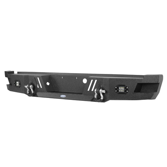 Ford F-250 Rear Bumper with LED White Square Floodlights for 2011-2016 F-250 B8524 12