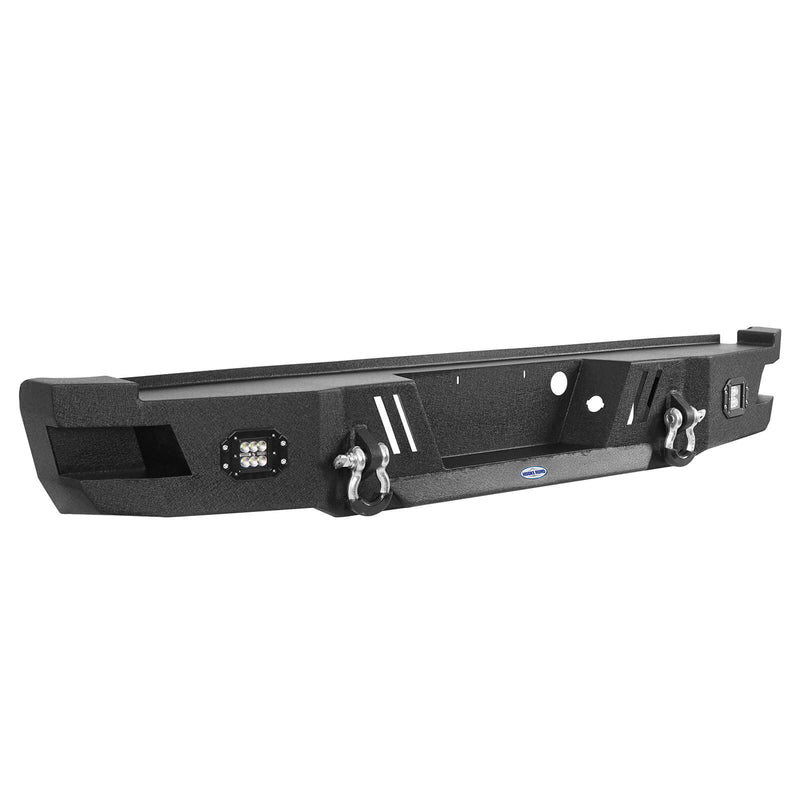Load image into Gallery viewer, Ford F-250 Rear Bumper with LED White Square Floodlights for 2011-2016 F-250 B8524 13
