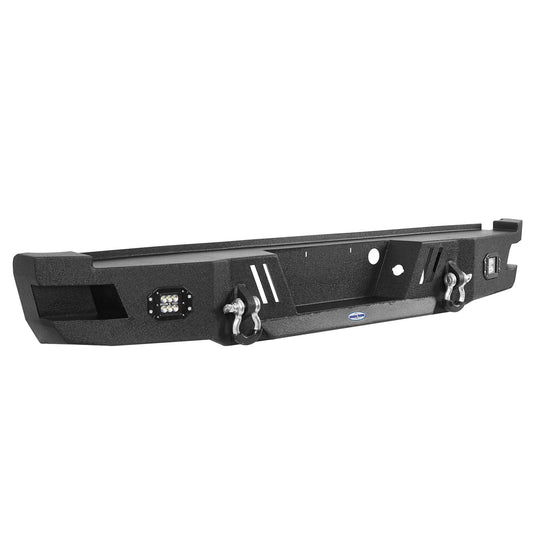 Ford F-250 Rear Bumper with LED White Square Floodlights for 2011-2016 F-250 B8524 13