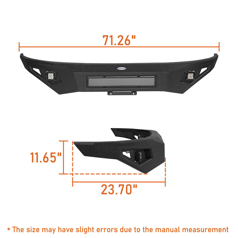 Load image into Gallery viewer, Products Ford Heavy Duty Front Winch Bumper Replacement (19-23 Ranger) - Hooke Road b8001 11
