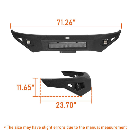 Products Ford Heavy Duty Front Winch Bumper Replacement (19-23 Ranger) - Hooke Road b8001 11