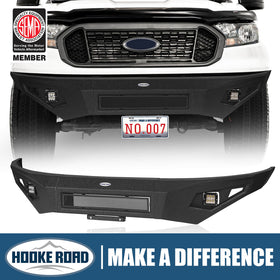 Products Ford Heavy Duty Front Winch Bumper Replacement (19-23 Ranger) - Hooke Road b8001 1