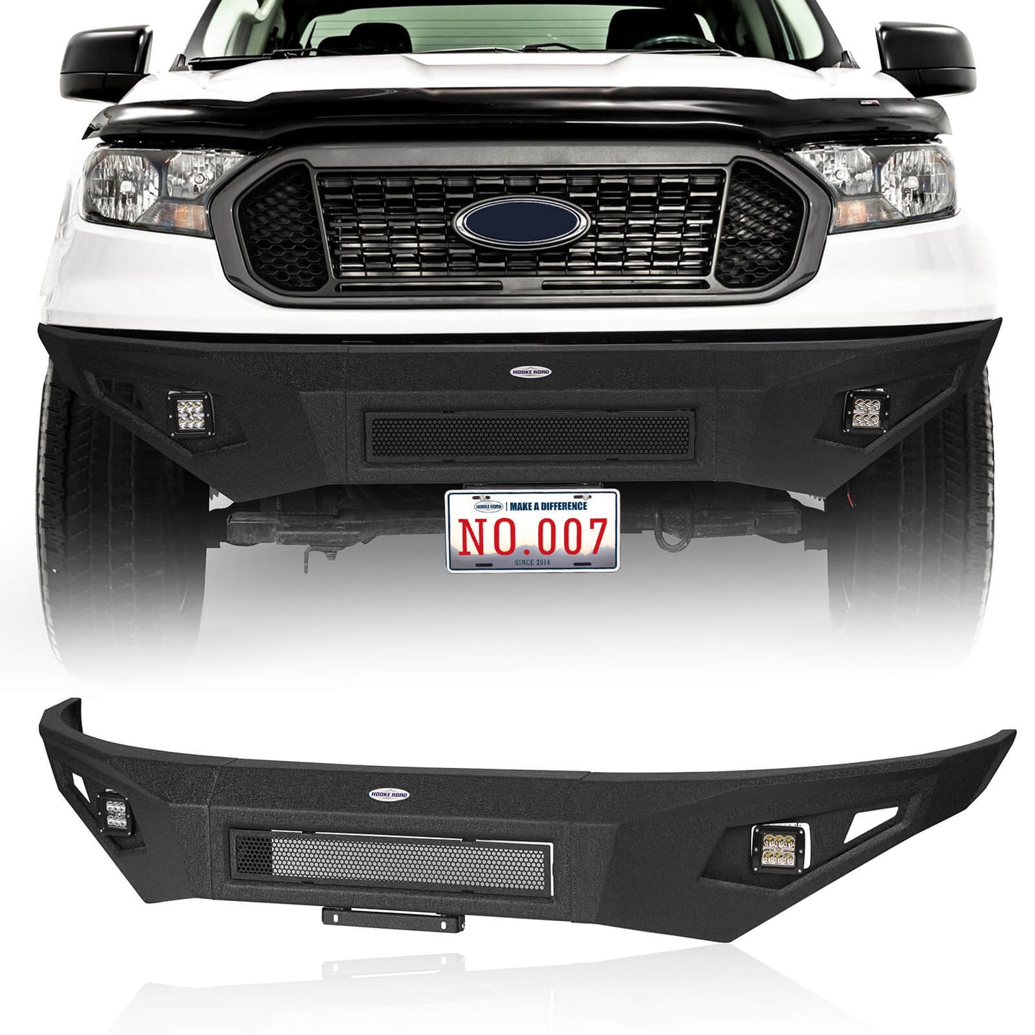 Ford HR Ⅰ Front Aftermarket Bumper Fits For 19-23 Ranger - Hooke Road ...