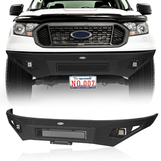 Products Ford Heavy Duty Front Winch Bumper Replacement (19-23 Ranger) - Hooke Road b8001 2