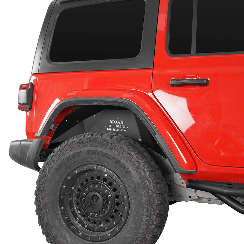 Load image into Gallery viewer, Hooke Road Front &amp; Rear Fender Liners(18-23 Jeep Wrangler EXCL 19 Unlimited Sport &amp; 21 Rubicon Unlimited)
