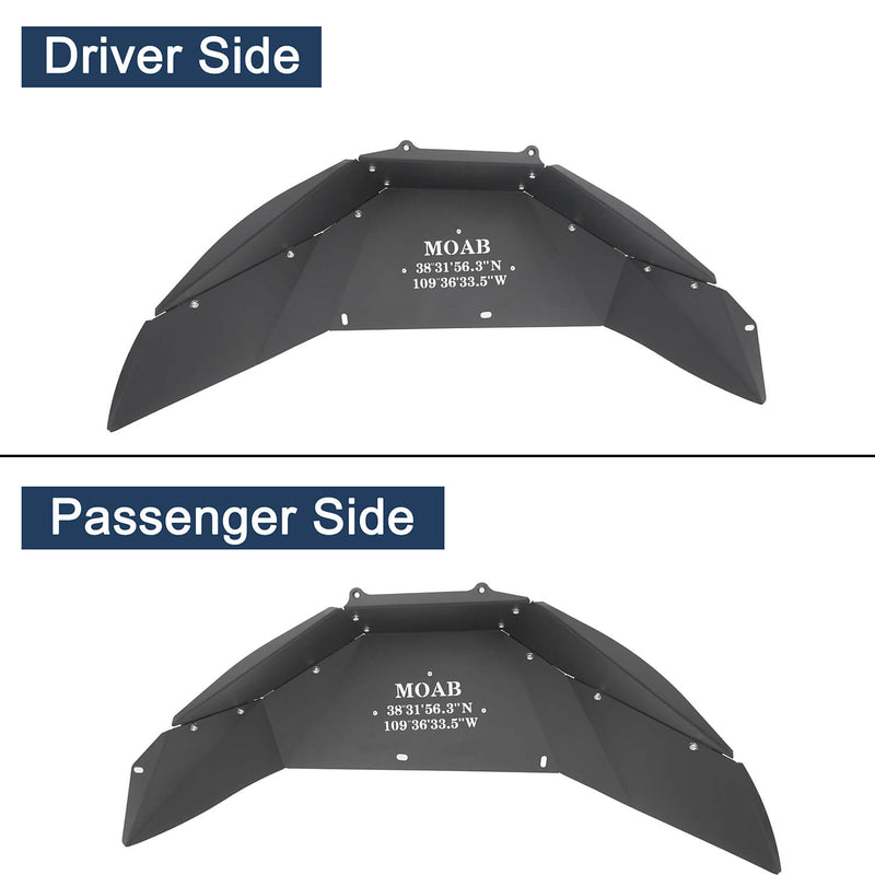 Load image into Gallery viewer, Hooke Road Front &amp; Rear Fender Liners(18-23 Jeep Wrangler EXCL 19 Unlimited Sport &amp; 21 Rubicon Unlimited)
