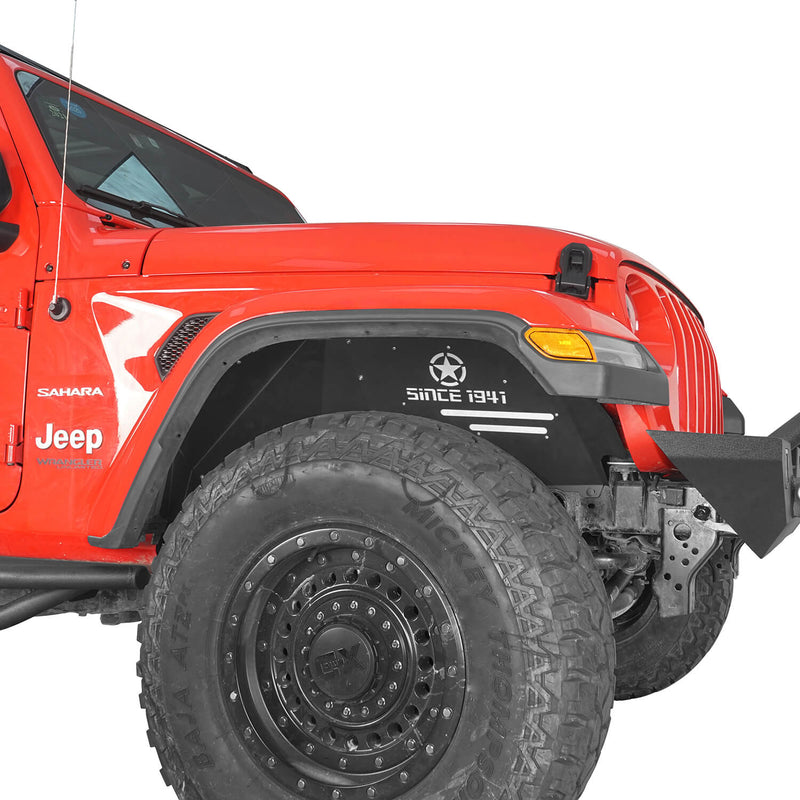 Load image into Gallery viewer, Hooke Road Front &amp; Rear Fender Liners(18-23 Jeep Wrangler EXCL 19 Unlimited Sport &amp; 21 Rubicon Unlimited)
