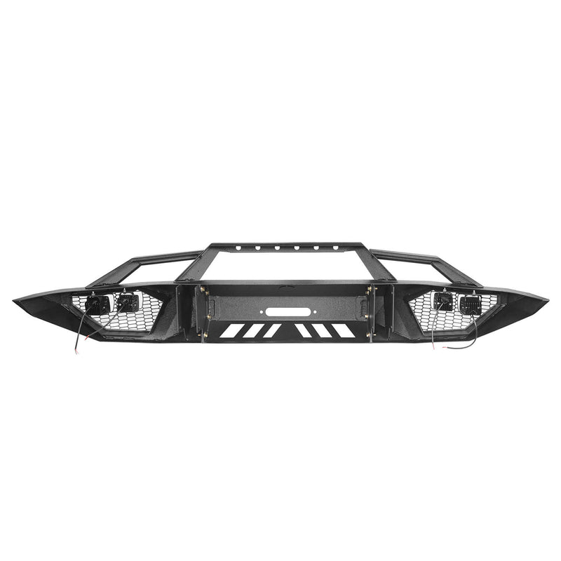 Load image into Gallery viewer, HookeRoad Full Width Front Bumper / Back Bumper / Roof Rack for 2014-2021 Toyota Tundra Crewmax b5000+b5003+b5004 9
