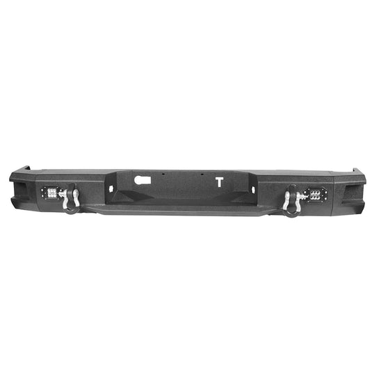 HookeRoad Full Width Front Bumper / Back Bumper / Roof Rack for 2014-2021 Toyota Tundra Crewmax b5000+b5003+b5004 15