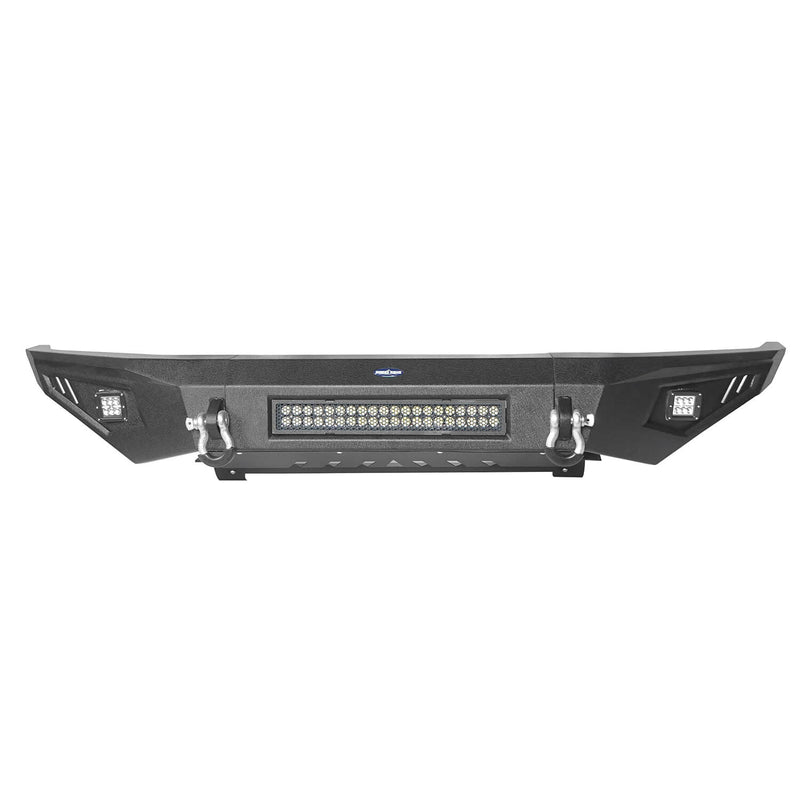Load image into Gallery viewer, HookeRoad Full Width Front Bumper / Back Bumper / Roof Rack for 2014-2021 Toyota Tundra Crewmax b5001+b5003+b5004 7
