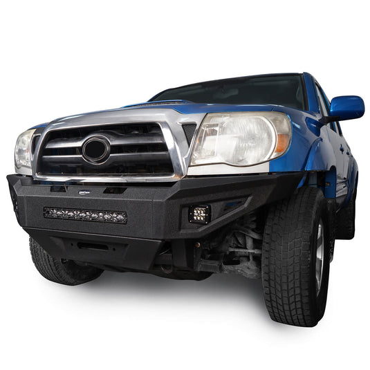 HookeRoad Toyota Tacoma Front Bumper w/Winch Plate for 2005-2011 Toyota Tacoma b4019-3