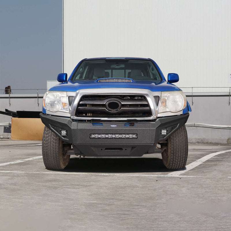 Load image into Gallery viewer, HookeRoad Toyota Tacoma Front Bumper w/Winch Plate for 2005-2011 Toyota Tacoma b4019-5
