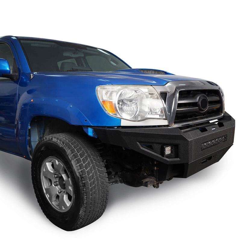 Load image into Gallery viewer, HookeRoad Toyota Tacoma Front Bumper w/Winch Plate for 2005-2011 Toyota Tacoma b4019-6

