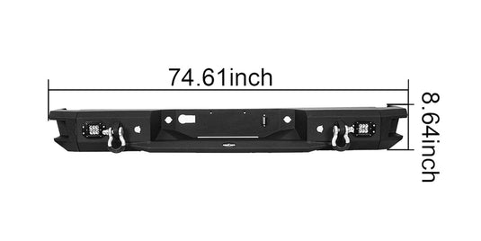 Hooke Road Front Bumper / Rear Bumper / Roof Rack(09-14 F-150 SuperCrew,Excluding Raptor)