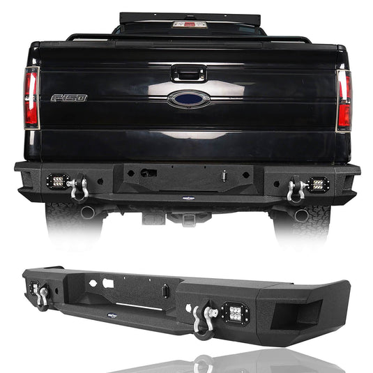 Hooke Road Front Bumper / Rear Bumper / Roof Rack(09-14 F-150 SuperCrew,Excluding Raptor)