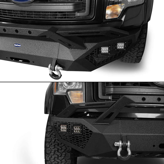 Hooke Road Front Bumper / Rear Bumper / Roof Rack(09-14 F-150 SuperCrew,Excluding Raptor)