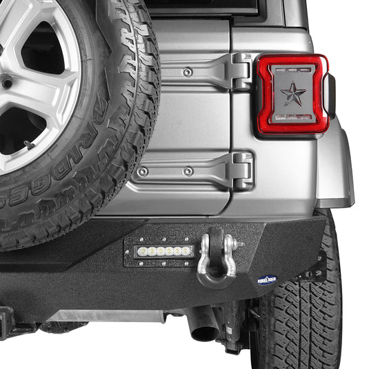 Hooke Road Front Bumper / Rear Bumper / Running Boards Side Steps(18-23 Jeep Wrangler JL)