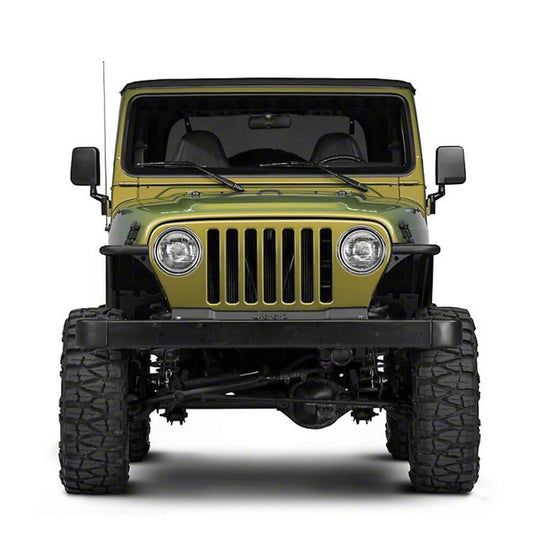 Hooke Road Opar Front Flat Fender Flares Armor Wheel for 1997-2006 Jeep Wrangler TJ 2 PCS BXG058 u-Box Offroad 4