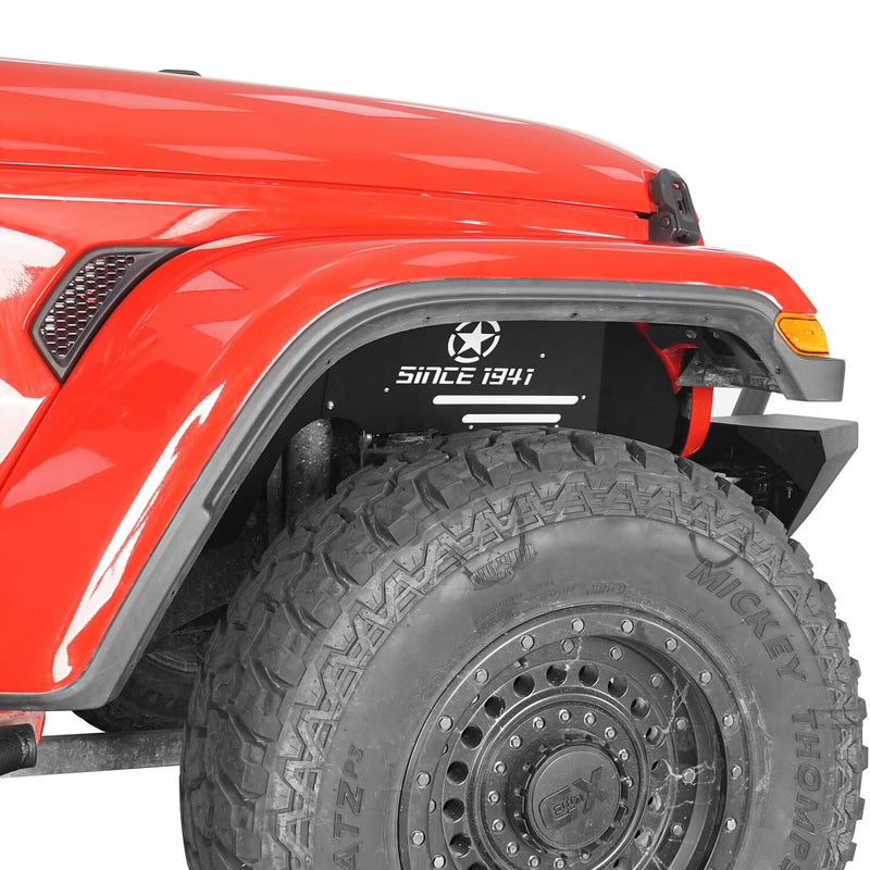 Load image into Gallery viewer, Hooke Road Front &amp; Rear Fender Liners(18-23 Jeep Wrangler EXCL 19 Unlimited Sport &amp; 21 Rubicon Unlimited)
