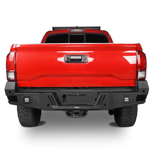 HookeRoad Tacoma Front & Rear Bumpers Combo for 2016-2023 Toyota Tacoma 3rd Gen b42024204-7
