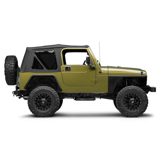 Hooke Road Front & Rear Fender Flares Tubular Fenders(97-06 Jeep Wrangler TJ)