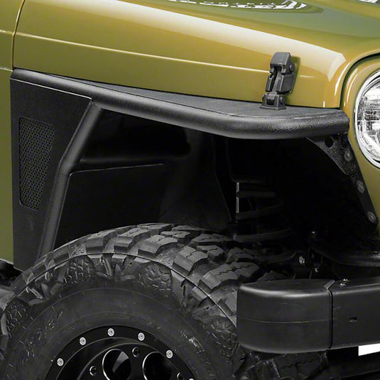 Hooke Road Front & Rear Fender Flares Tubular Fenders(97-06 Jeep Wrangler TJ)