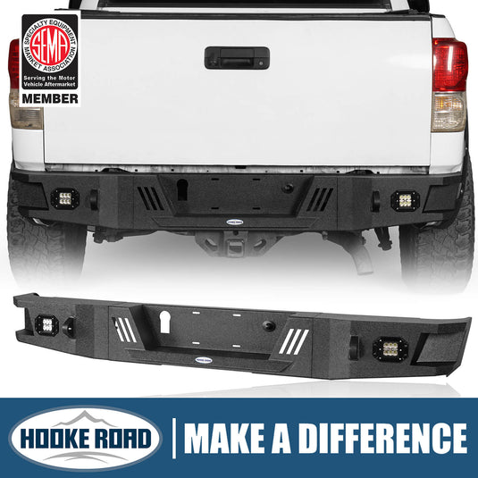 Hooke Road Full Width Bumper Rear Bumper(07-13 Toyota Tundra)