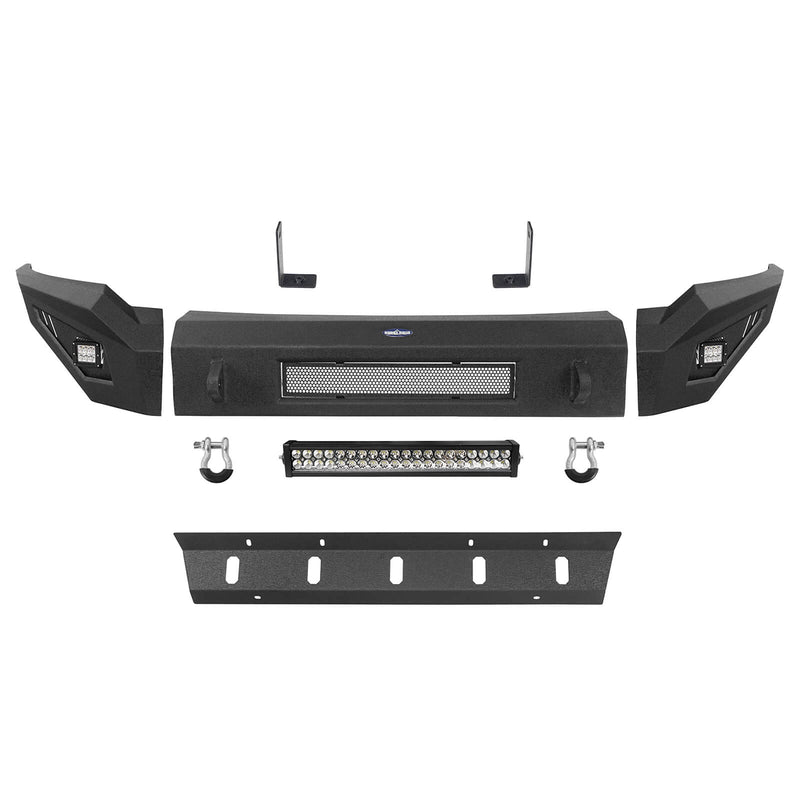 Load image into Gallery viewer, HookeRoad Ram 1500 Full width Front Bumper and Rear Bumper Combo for 2006-2008 Ram1500 BXG65016503-19

