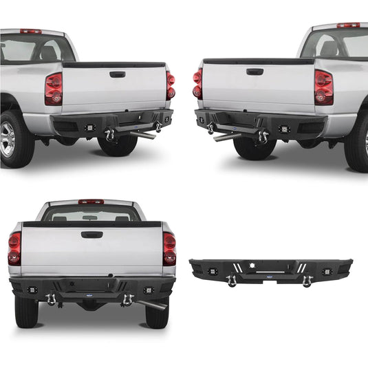 Hooke Road Full Width Front Bumper & Rear Bumper(06-08 Ram 1500) - HR