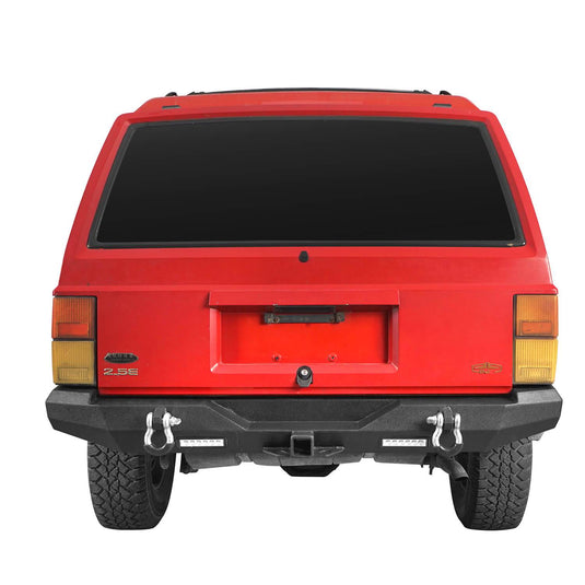 Hooke Road Full Width Front & Rear Bumper Combo(84-01 Jeep Cherokee XJ)