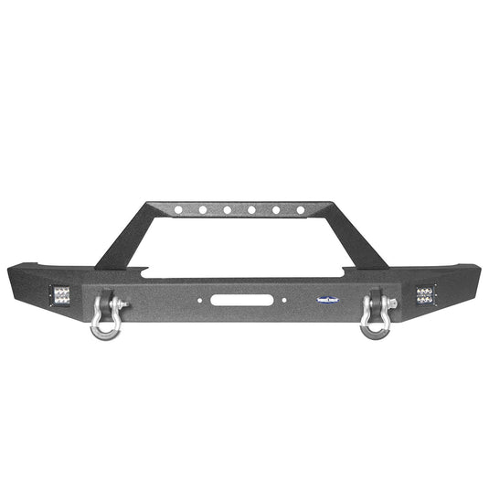 Hooke Road Destroyer Full Width Front Bumper w/ Winch Plate(84-01 Jeep Cherokee XJ)