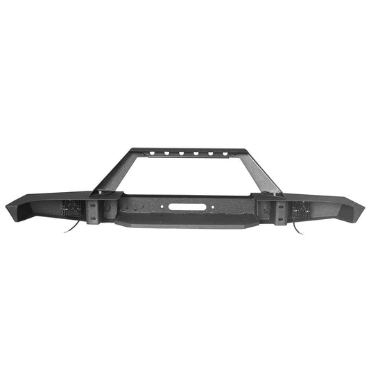 Hooke Road Destroyer Full Width Front Bumper w/ Winch Plate(84-01 Jeep Cherokee XJ)