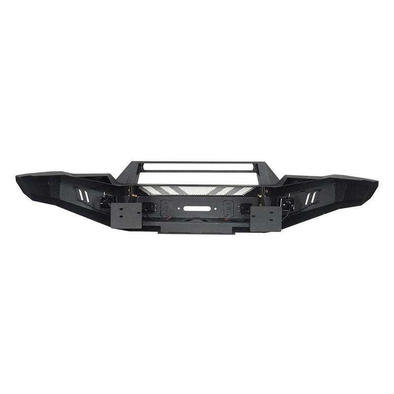 Load image into Gallery viewer, HookeRoad Full-Width Front Bumper with Low-Profile Hoop for 2016-2023 Toyota Tacoma 3rd Gen b4201-7
