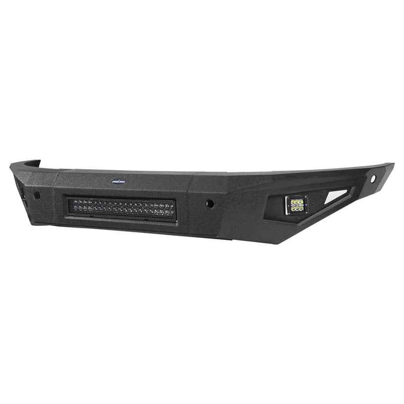 Load image into Gallery viewer, Dodge Ram 1500 Full Width Front Bumper HRⅠFront Bumper w/LED Light Bar for Dodge Ram 1500 Rebel BXG6009 13
