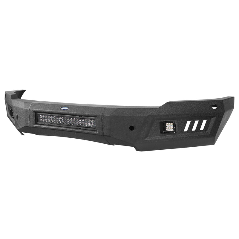 Load image into Gallery viewer, Dodge Ram 1500 Full Width Front Bumper HR Ⅱ Front Bumper w/LED Light Bar for Dodge Ram 1500 Rebel BXG6010 13
