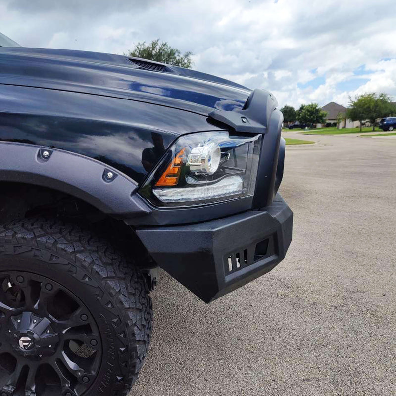 Load image into Gallery viewer, Dodge Ram 1500 Full Width Front Bumper HR Ⅱ Front Bumper w/LED Light Bar for Dodge Ram 1500 Rebel BXG6010 10
