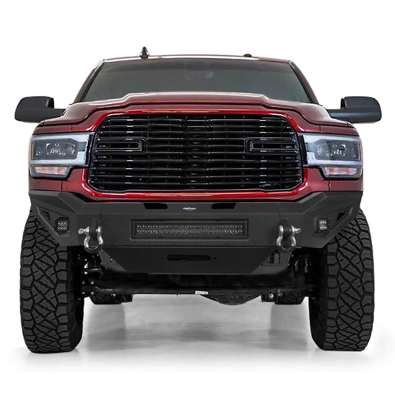 Load image into Gallery viewer, Dodge Ram 2500 Full Width Front Bumper DiscoveryⅠFront Bumper w/Winch Plate &amp; LED Light Bar for Dodge Ram 2500 BXG6302 3

