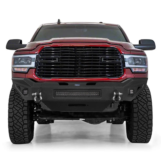 Dodge Ram 2500 Full Width Front Bumper DiscoveryⅠFront Bumper w/Winch Plate & LED Light Bar for Dodge Ram 2500 BXG6302 3