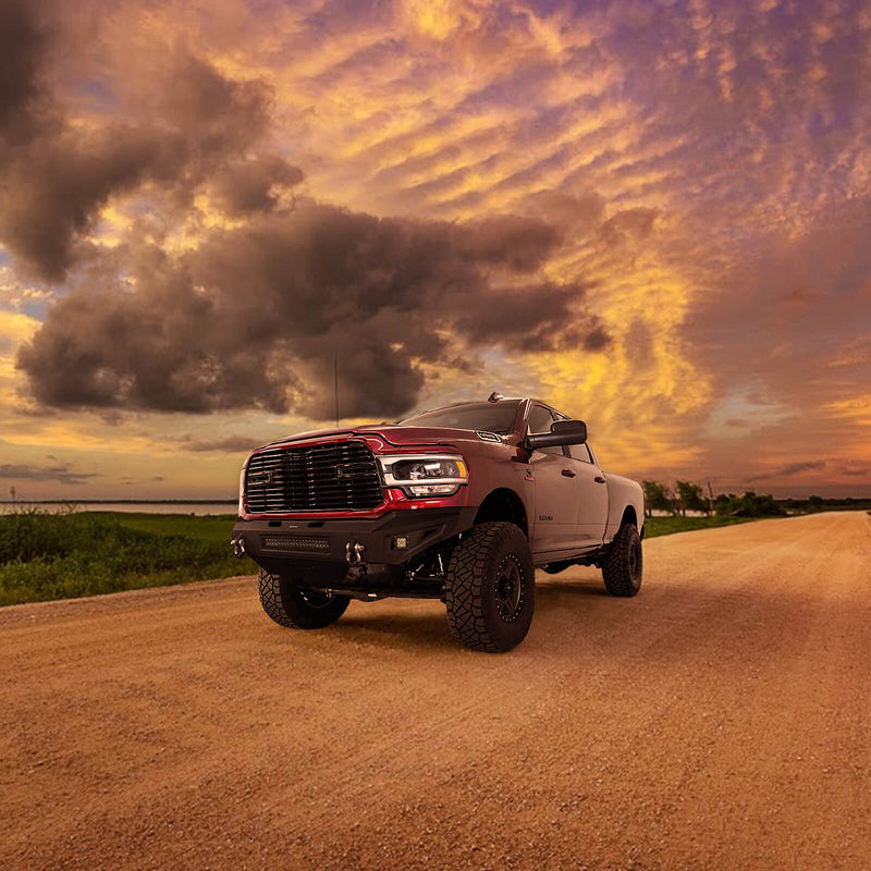 Load image into Gallery viewer, Dodge Ram 2500 Full Width Front Bumper DiscoveryⅠFront Bumper w/Winch Plate &amp; LED Light Bar for Dodge Ram 2500 BXG6302 6
