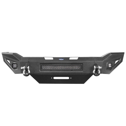 Dodge Ram 2500 Full Width Front Bumper DiscoveryⅠFront Bumper w/Winch Plate & LED Light Bar for Dodge Ram 2500 BXG6302 7
