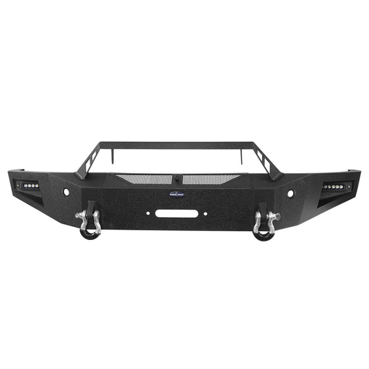 Dodge Ram 1500 Full Width Front Bumper DiscoveryⅠFront Bumper with Winch Plate for Dodge Ram 1500 Rebel BXG6011 9