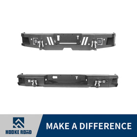 HookeRoad Tundra Full Width Rear Bumper for 2014-2021 Toyota Tundra b5002+b5003 1