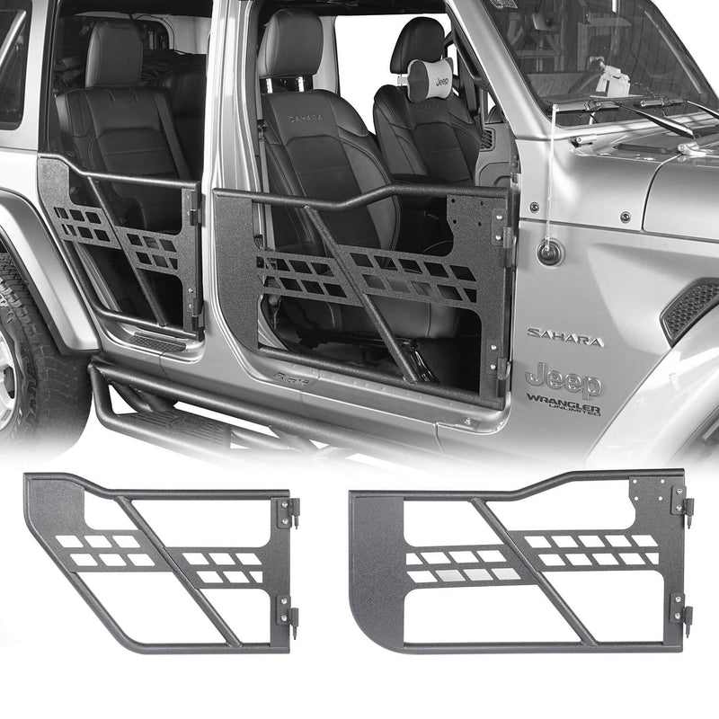 Load image into Gallery viewer, Hooke Road 4-Door Tubular Doors &amp; Side Steps(18-24 Jeep Wrangler JL)
